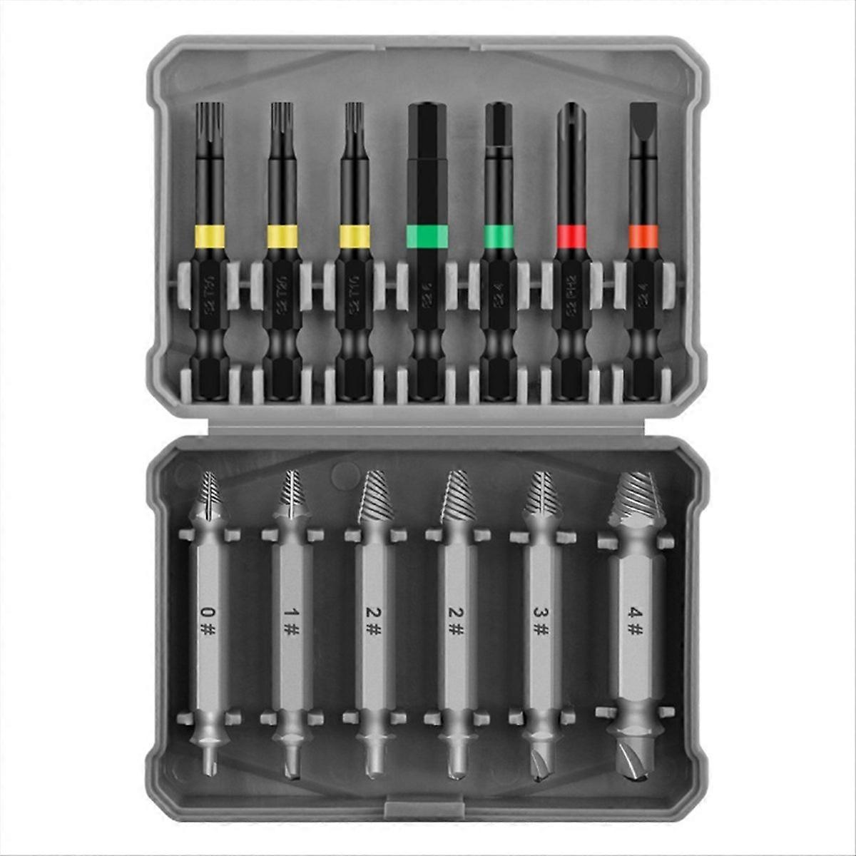 13Pcs Broken Wire Extractor Word Plum Hexagon Screwdriver Head