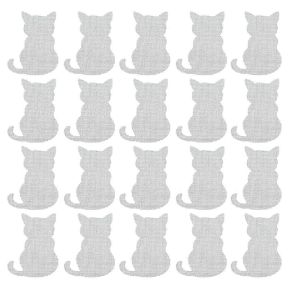 Cat Shape Screen Repair Patches for Window Screen 20Pcs