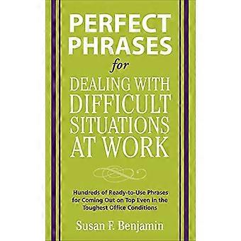 Frases perfectas para afrontar situaciones difíciles en el trabajo: cientos de frases listas para usar para salir airoso incluso de las situaciones más difíciles de la oficina.
