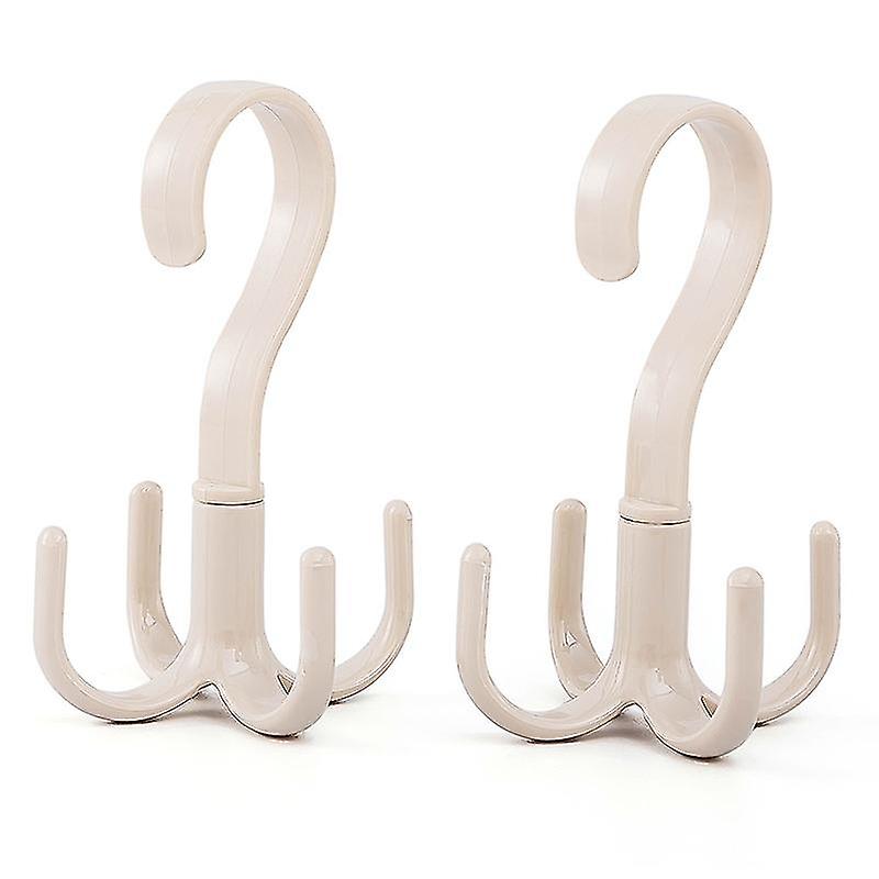 2pcs Rotating Hanger For Tie And Belt