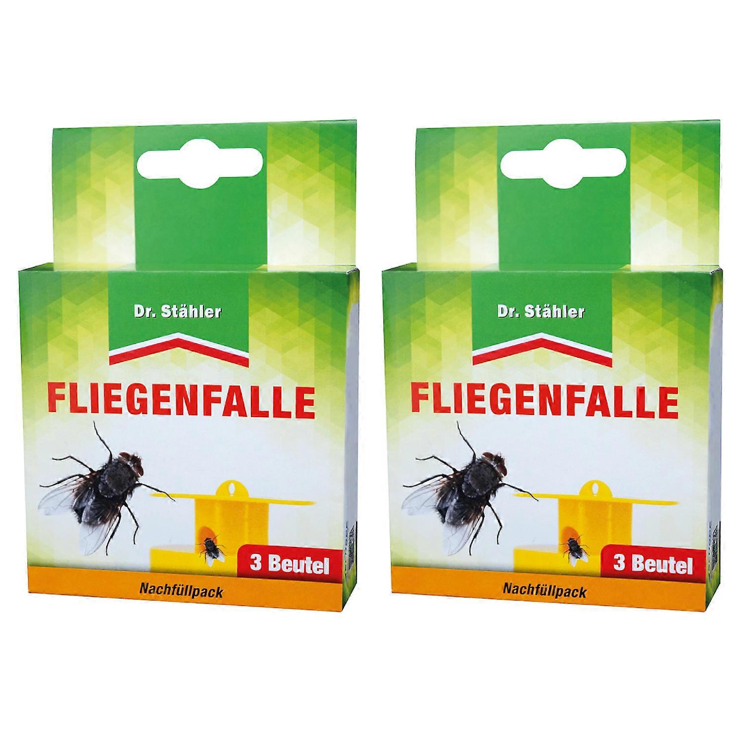 2 x DR. STÄHLER Fliegen-Köder Nachfüllpack, 3 Beutel