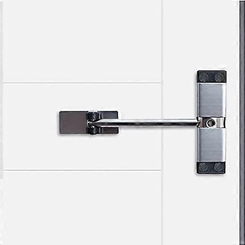 Surface Mounted Automatic Door Closer, Fire Rated Spring, Adjustable Speed, Silver