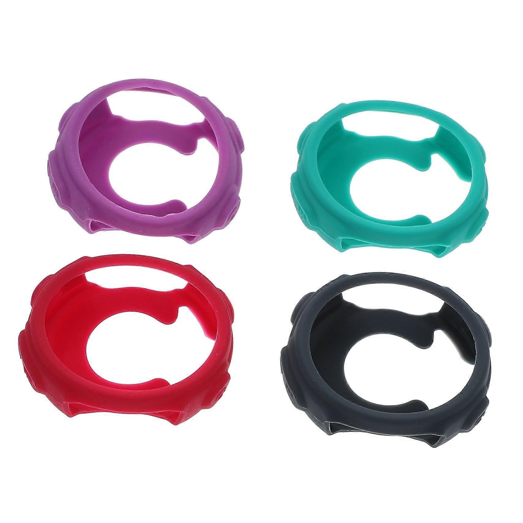 4 Pack Silicone Cover Protector Watch Case with ShockAbsorbing Full Button Access for Forerunner