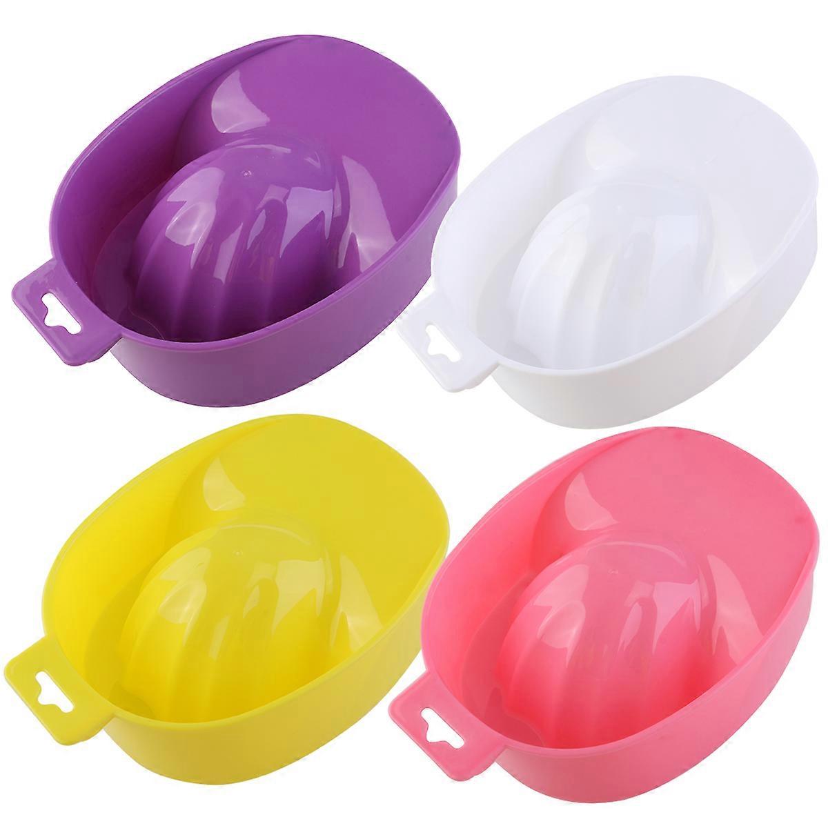 Nail Care Bowl Manicure Soak Function 6Pcs Assorted