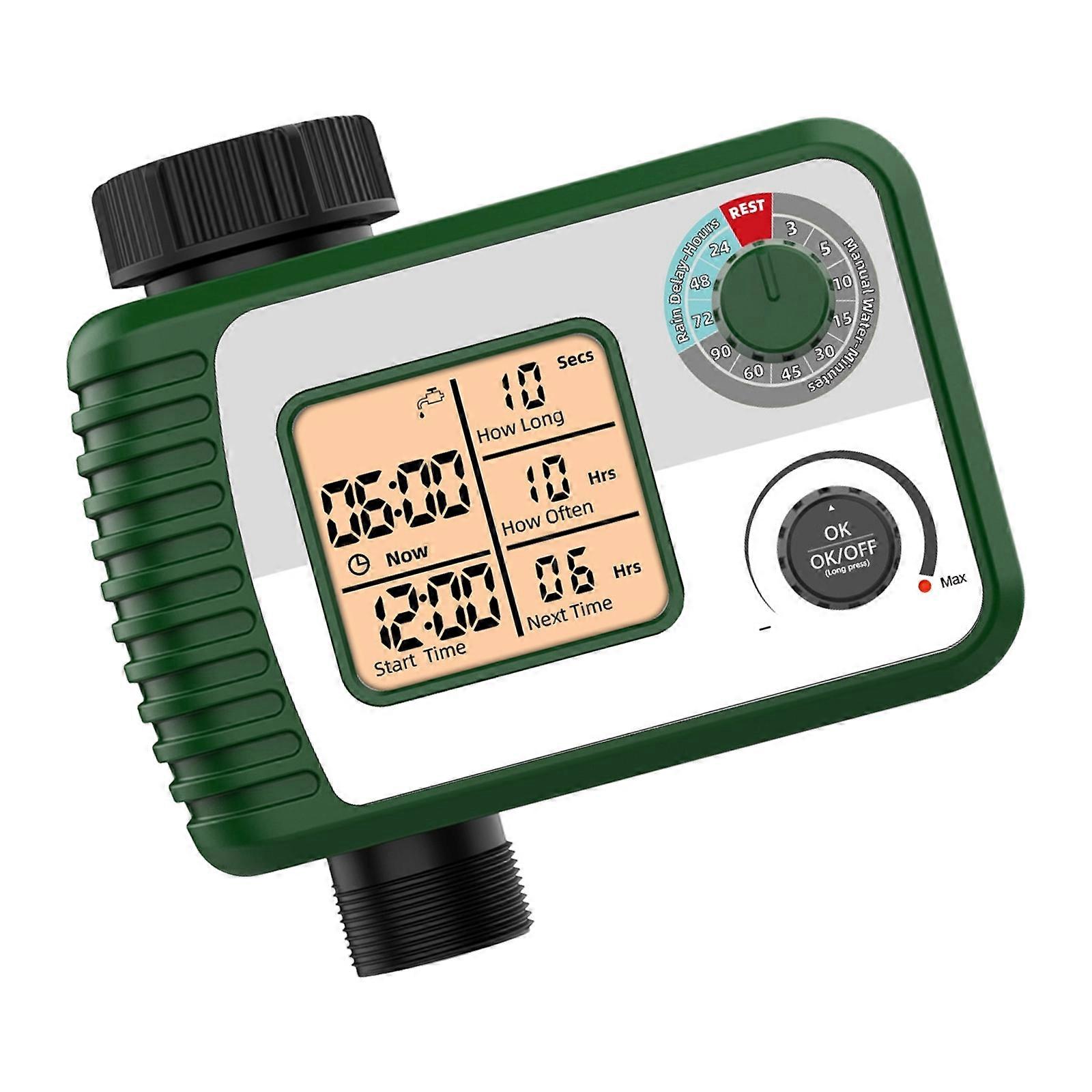 Rain Sensors Hose Timer, Watering Timer with 3 Separate Programs, Automatic Garden Watering System Sprinkler Timer Multicolor