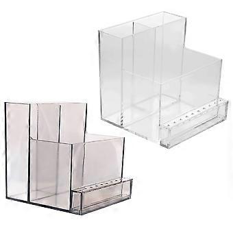 Nail Drill Bit Holder Storage Case for 2Pcs Manicure Tool Organization