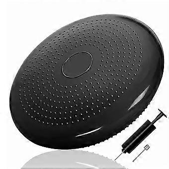 Cuscino oscillante per una seduta attiva, disco di equilibrio con impugnatura antiscivolo e design a doppia faccia, strumento per esercizi di rafforzamento del core per casa, ufficio e aula.