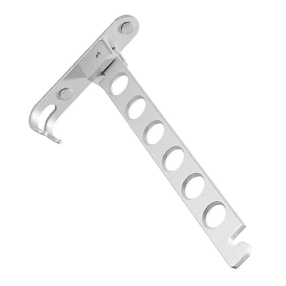 Silver Clothes Hanger Holder Wall Mounted Drying Rack for 1Set Use