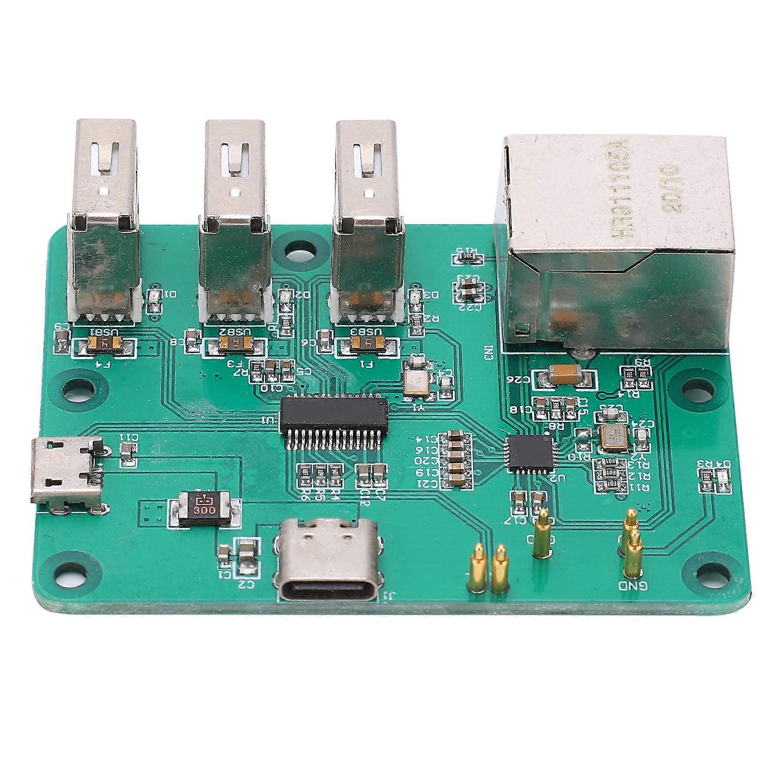 HUB Expansion Board Integrated USB to Ethernet Accessories for Raspberry Pi Zero Network
