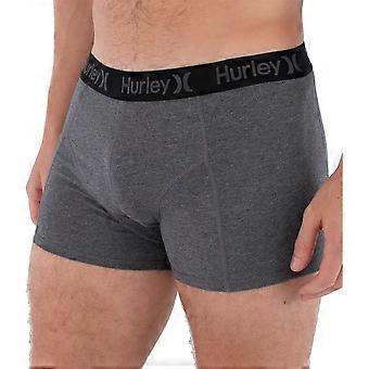 Hurley 3 Pack Mens Grey 4-Way Stretch Boxer Briefs