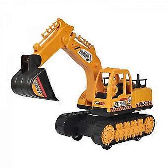 Extra Large Construction Vehicle Toy with Inertia Drive, Digger and Crane Functions for Children