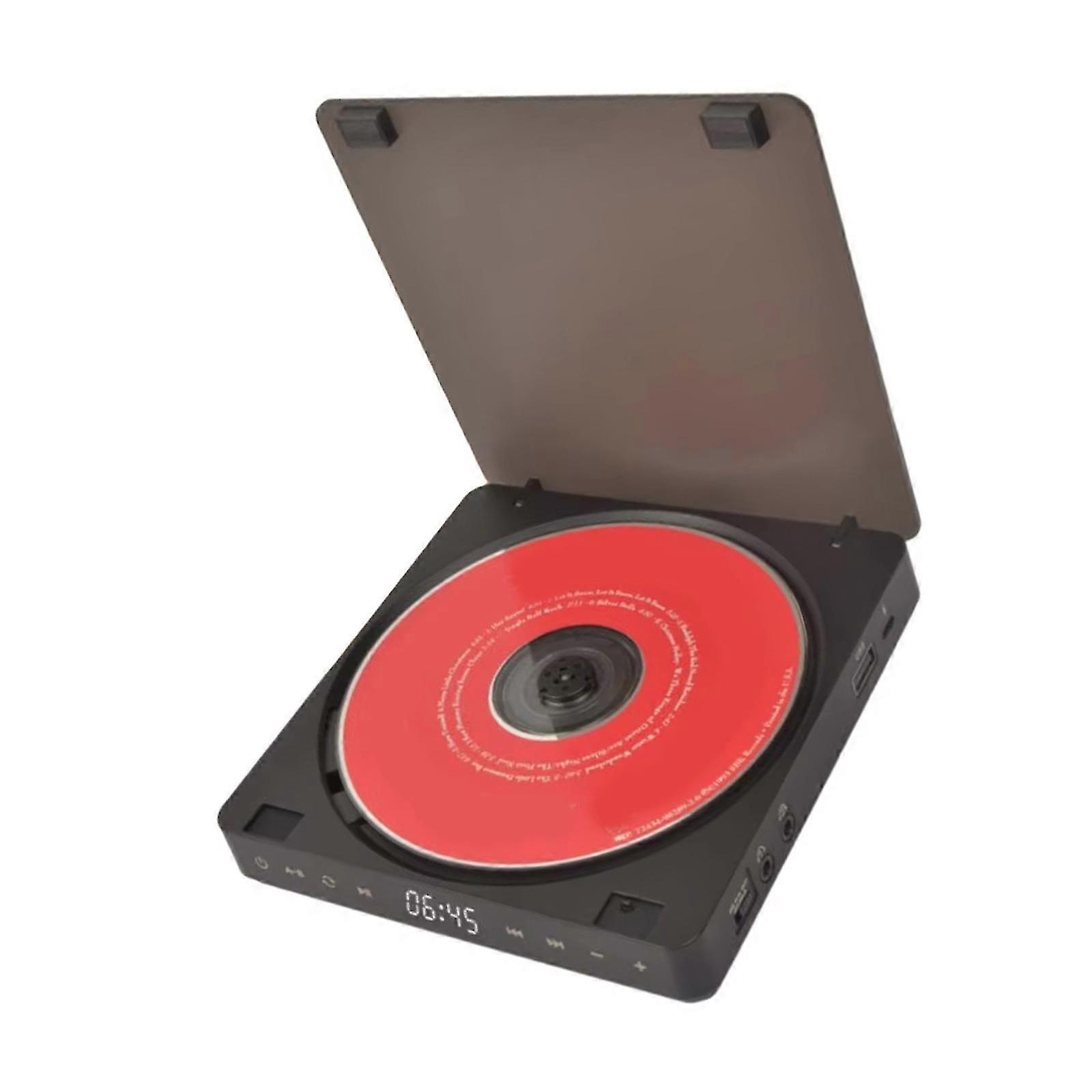Mini Disc Player With Long Battery Touchable Screen MP3 Compatibility Double Headphone Outputs