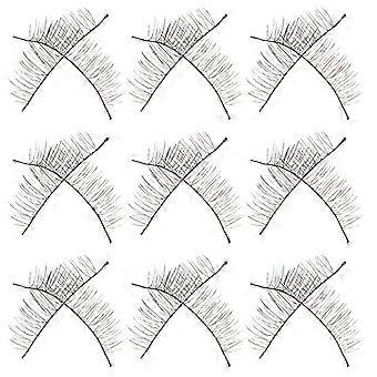 10 Pairs of Handmade Long Nature Voluminous False Eyelashes Makeup Eyelashes