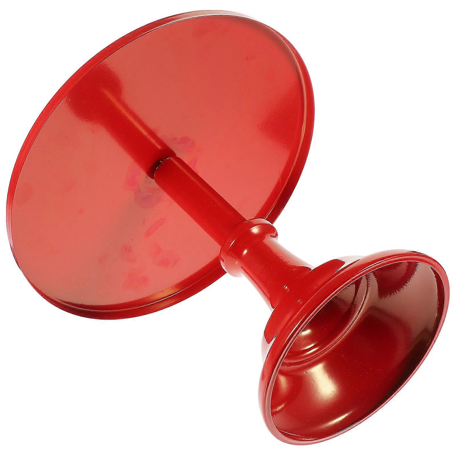Red Cake Stand Round Cake Display Stand for Dessert Serving Tray