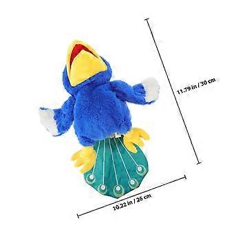 Storytelling Peacock Hand Puppet Plush Toy for Kids Playing Assorted Color