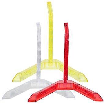 Suporte de plástico para exibição de modelos, conjunto de 3 prateleiras para figuras de ação.