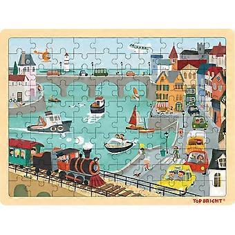100 Piece Puzzles for Kids Ages 4-8 - Urban Jigsaw Puzzle for 4 5 Year Old