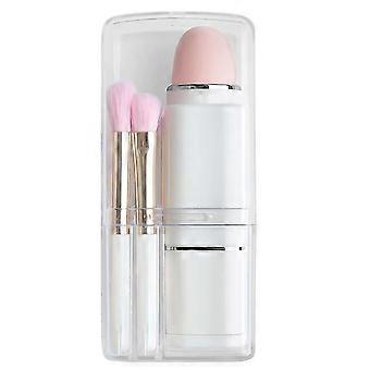 8 In 1 Travel Loose Powder Brush, Angled Brush, Eyeshadow Brush, Beauty Sponge, Portable Makeup Brushes Sets Makeup Brush Set