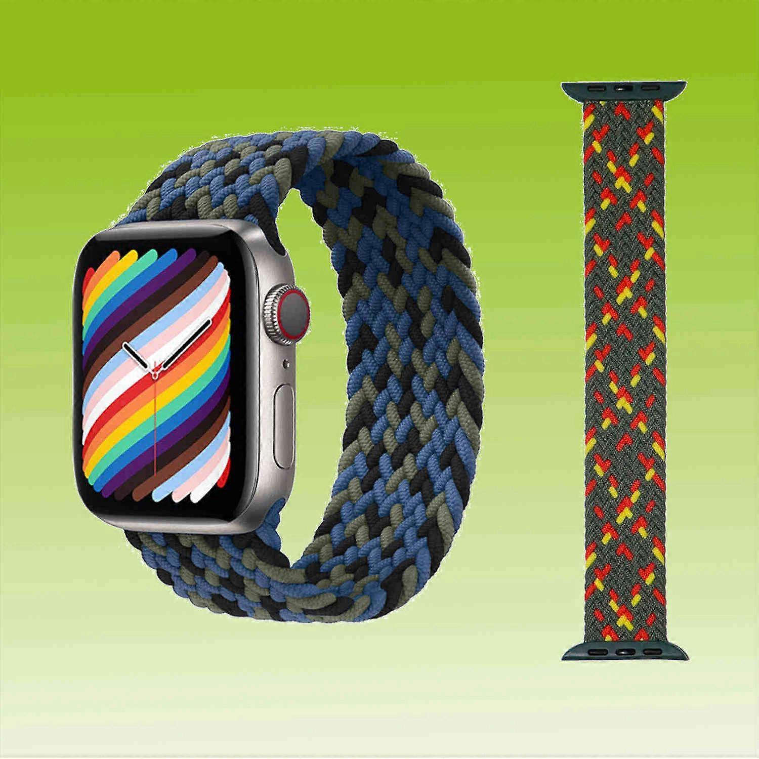 Replacement Nylon Watch Band for Apple Watch Series 10 42mm / 9 8 7 41 / 6 SE 5 4 40 / 3 2 1 38mm