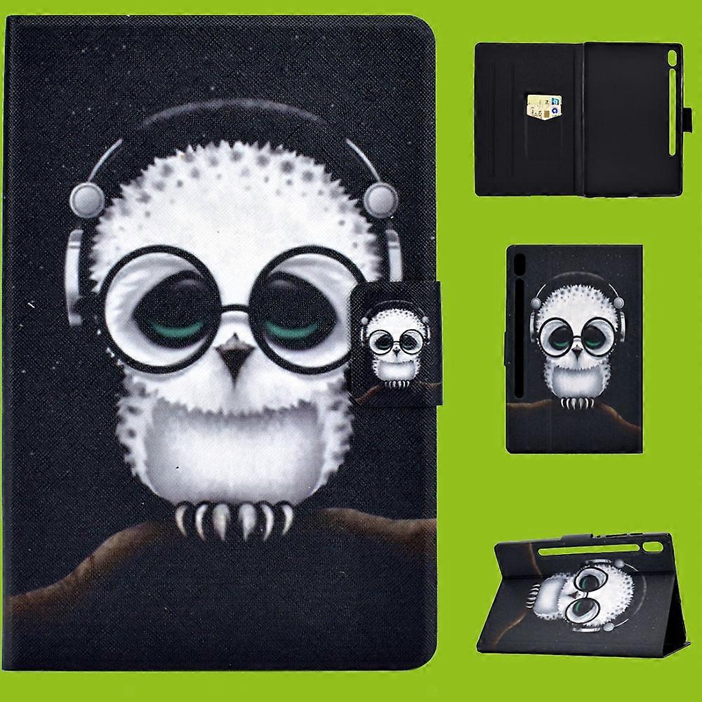 For Samsung Galaxy Tab A 10.5 T590 / T595 Motif 58 Case Faux Leather Cover Case