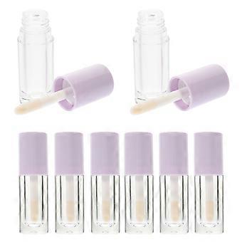 Purple Lip Gloss Tubes for Storage Use 14Pcs Clear Plastic Containers