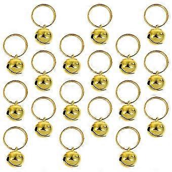 18pcs Schöne Haustier Halsband Glocken Weihnachten Glocken DIY Handwerk Herstellung Glocken Weihnachten Zubehör