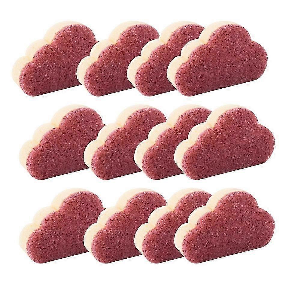 Cleaning Sponge Shaped for Cleaning 12Pcs Red Practical Sponges