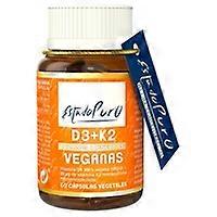 Vegan Vitamin D3+K2 60 vegetable capsules