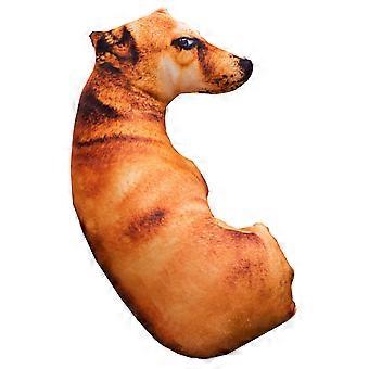 Lebensechtes Hunde-förmiges Kissen, Cartoon-Plüschtier, weiche PP-Baumwolle, bequemes Kissen