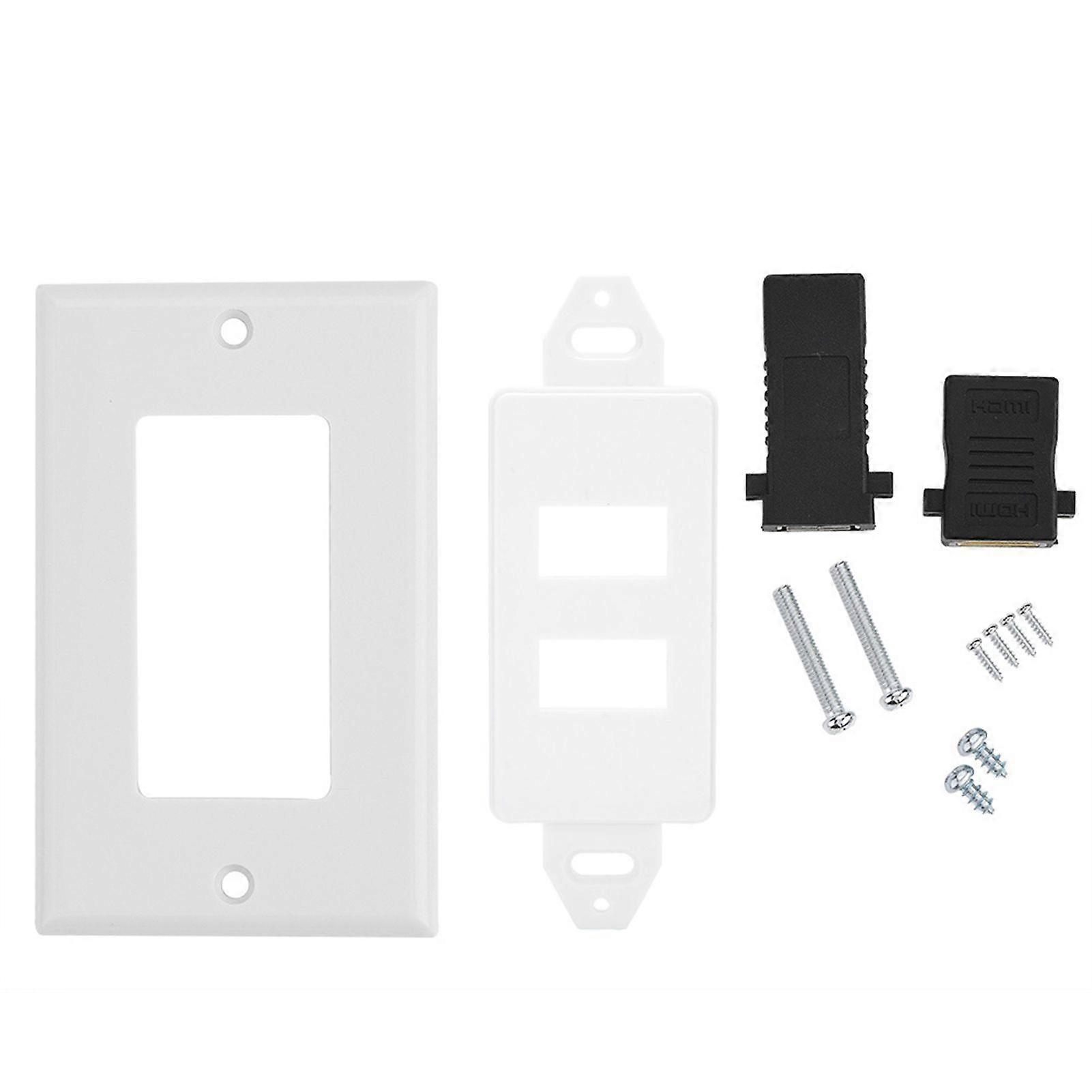 HDMI USB3.0 Two in one Integrated Multimedia Wall Panel Audio Video Socket