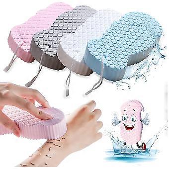 Brusesvamp | 4 Stykker | Eksfolierende svamp | Super Peeler Sponge til Kvinder
