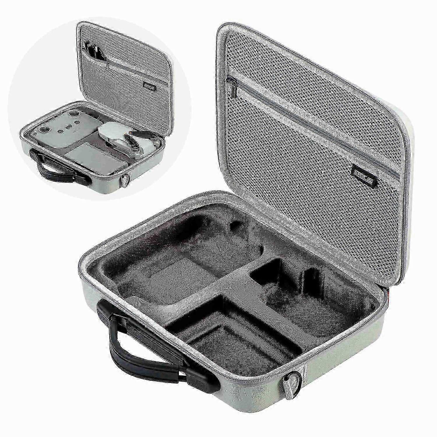 compatible with DJI Mini 2 Drone Remote Controller Carrying Case PU Leather Shoulder Bag