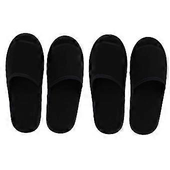 Portable Slippers Comcompatible withtable Slippers compatible with Daily Use 6Pairs Black Foldable