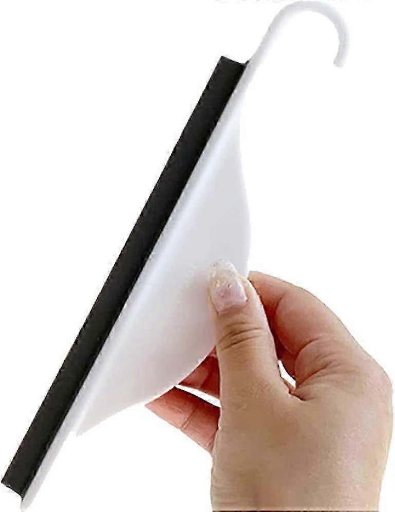 Tiny Bathroom Shower Mirror Squeegee with Hanging Hook, Silicone Mini Kitchen Countertop Squeegee