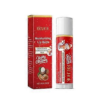 Christmas Lip Balm - Moisturizing & Nourishing Lip Care with Cocoa Butter, Olive Oil & Cinnamon Extract  Soft, Smooth, Non-Greasy Holiday Lip Moisturi