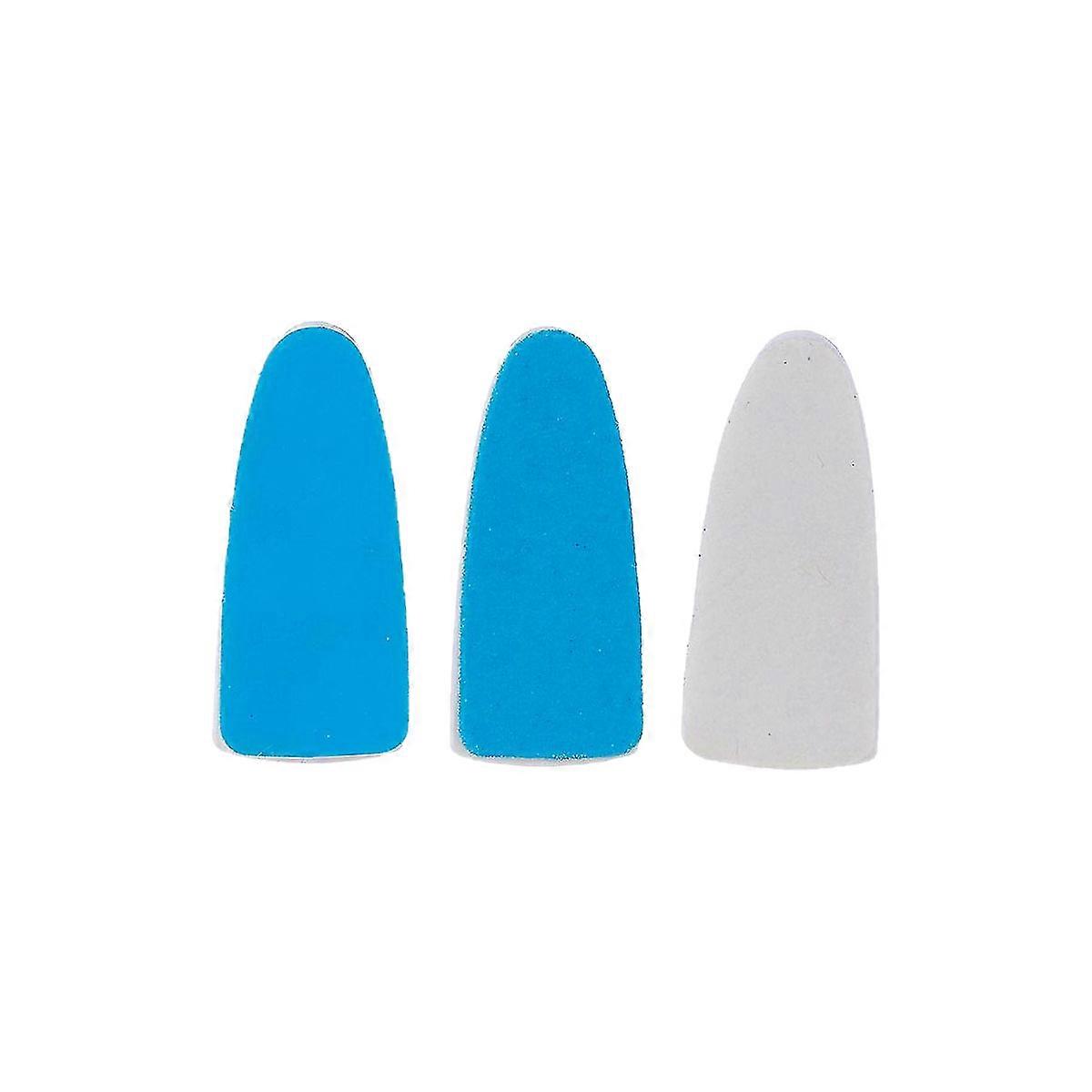 Replacement Heads 3 Bits Compatible with Electric Nail File Machine Pedicure Buffer Tool Kit