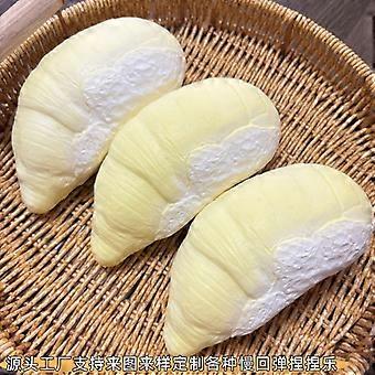 Super soft and creamy milk-scented simulated durian slow rebound stress relief squeeze toy, same style as Xiaohongshu, customizable small toy