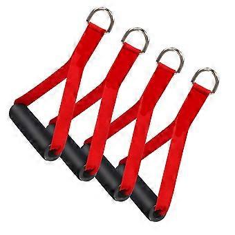 4 stks Weerstandsband Handvatten Grips Fitness Strap Solid ABS Cores Handvatten