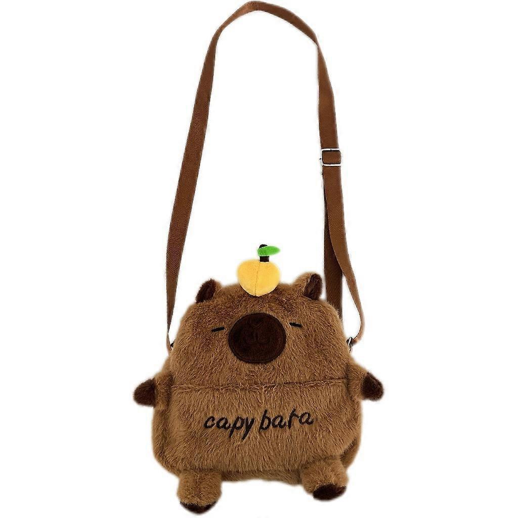 Women Capybara Plush Handbag