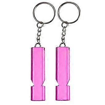 Aluminum Emergency Keyring Whistle Safety Survival Whistle Hikings Whistle