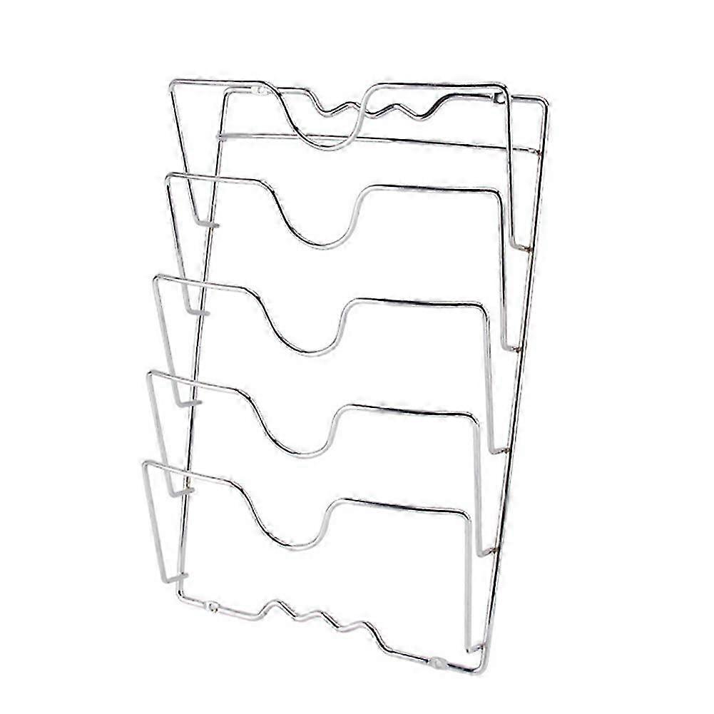 Slim Chrome Lid Rack Wall Mount