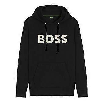 Hugo Mens Raised Logo Hoodie