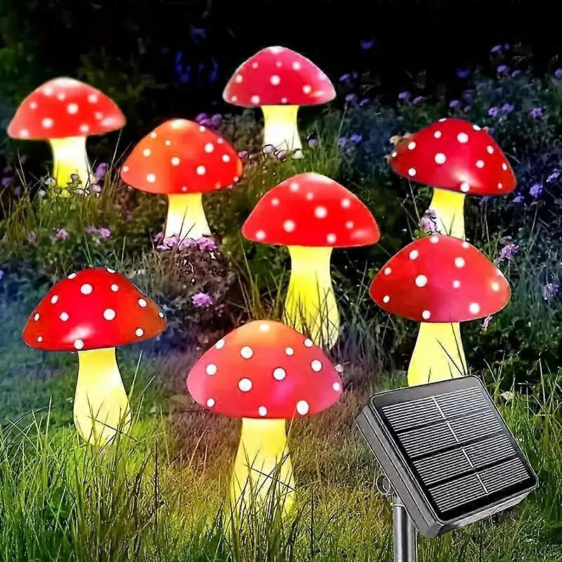 Decorative Solar Garden Lights - Mushrooms