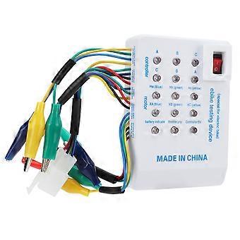 24V 36V 48V 60V 72V Brushless Motor Hall Controller Tester for Electric Bike Scooter YMQX)