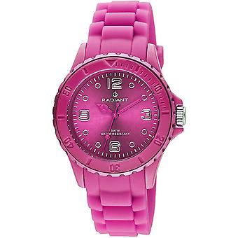 Radiant new teen aluminium quartz analog woman watch with RA249603 Silicone Bracelet