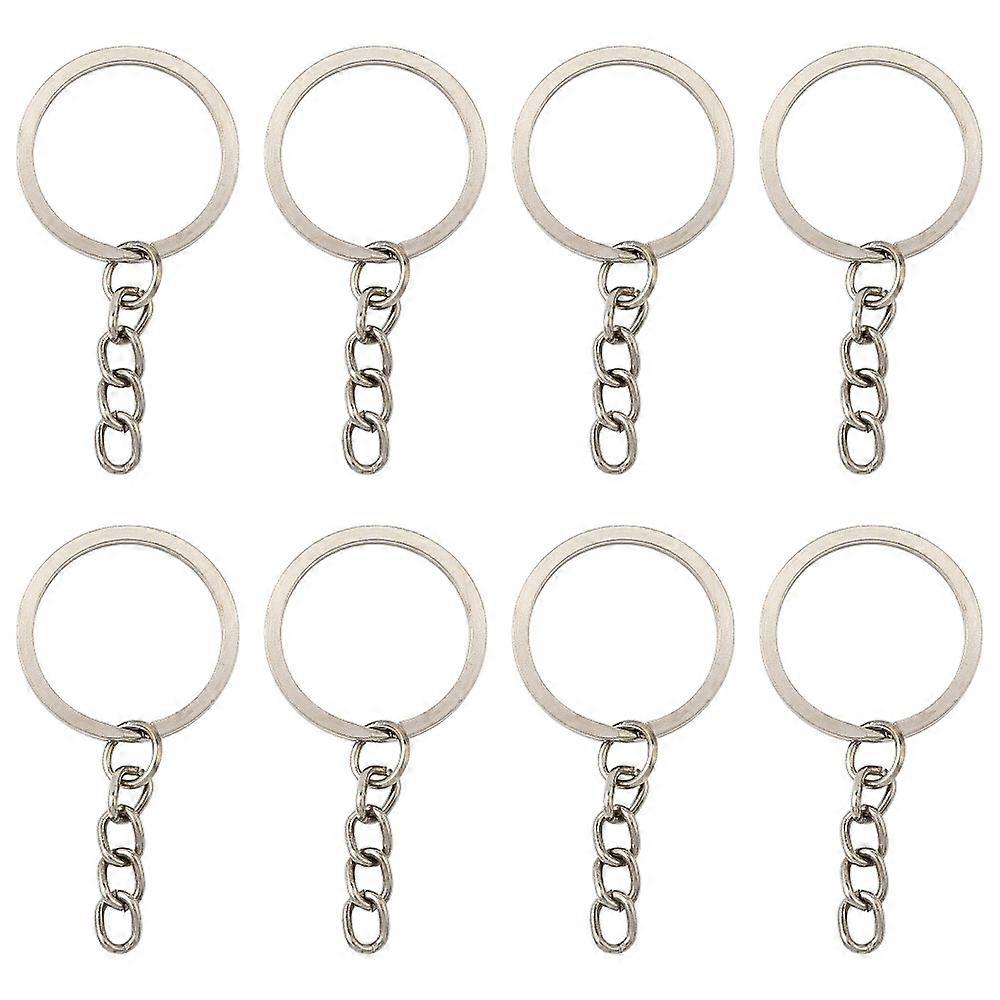 1set 50pcs Iron Keychain Ring 50mm