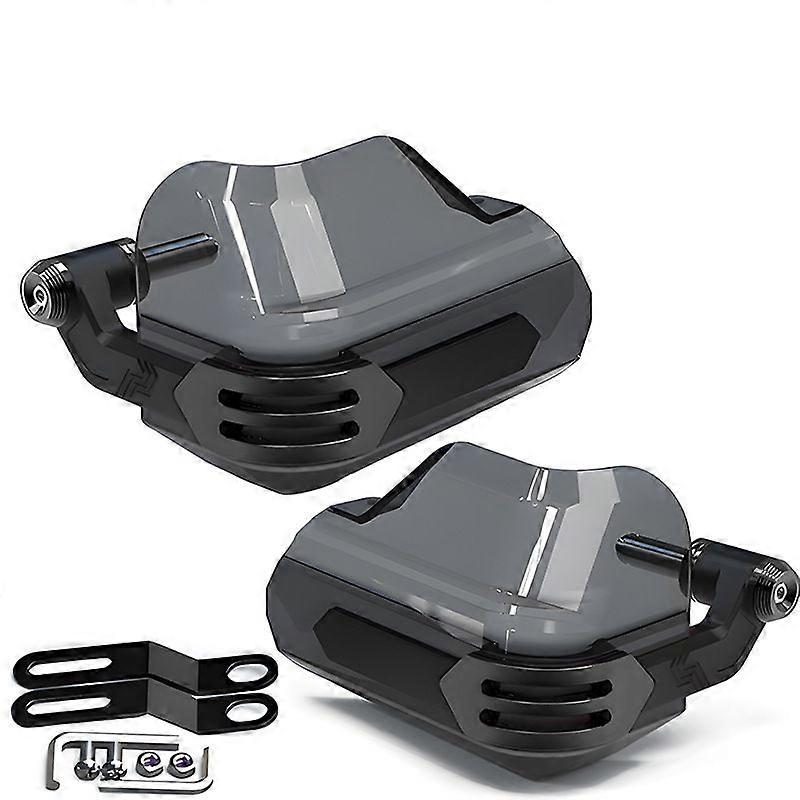Handlebar Motorcycle Hand Guards with Mounting Hardware and Ventilated Shells