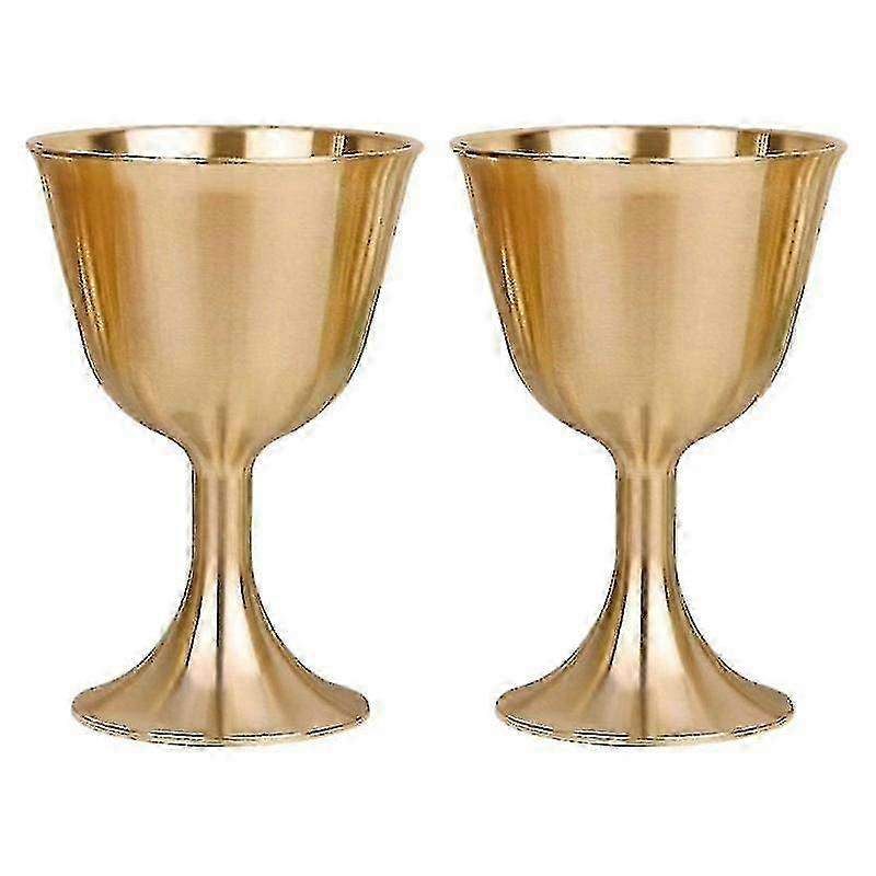 Golden Copper Buddha Offering Cup