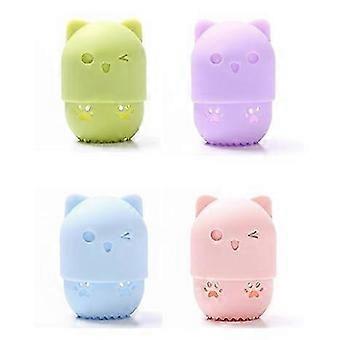 4PCS Makeup Sponge Holder Blender Drying Stand Storage Display for Beauty Egg Powder Puff 