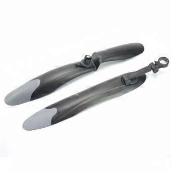 2 Pieces Front and Rear Mudguard Set Impact Resistant Mountain Bike Mudguard Set